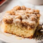 Apple Crumb Cake with Cider Glaze Recipe