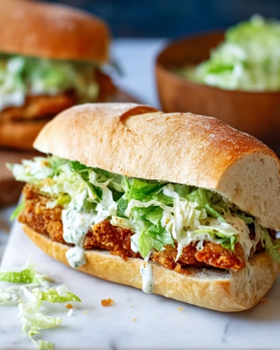 Crispy Chicken Caesar Sandwich Recipe