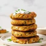 Vegan Savory Pumpkin Fritters with Lemony Coconut Yogurt Dip Recipe