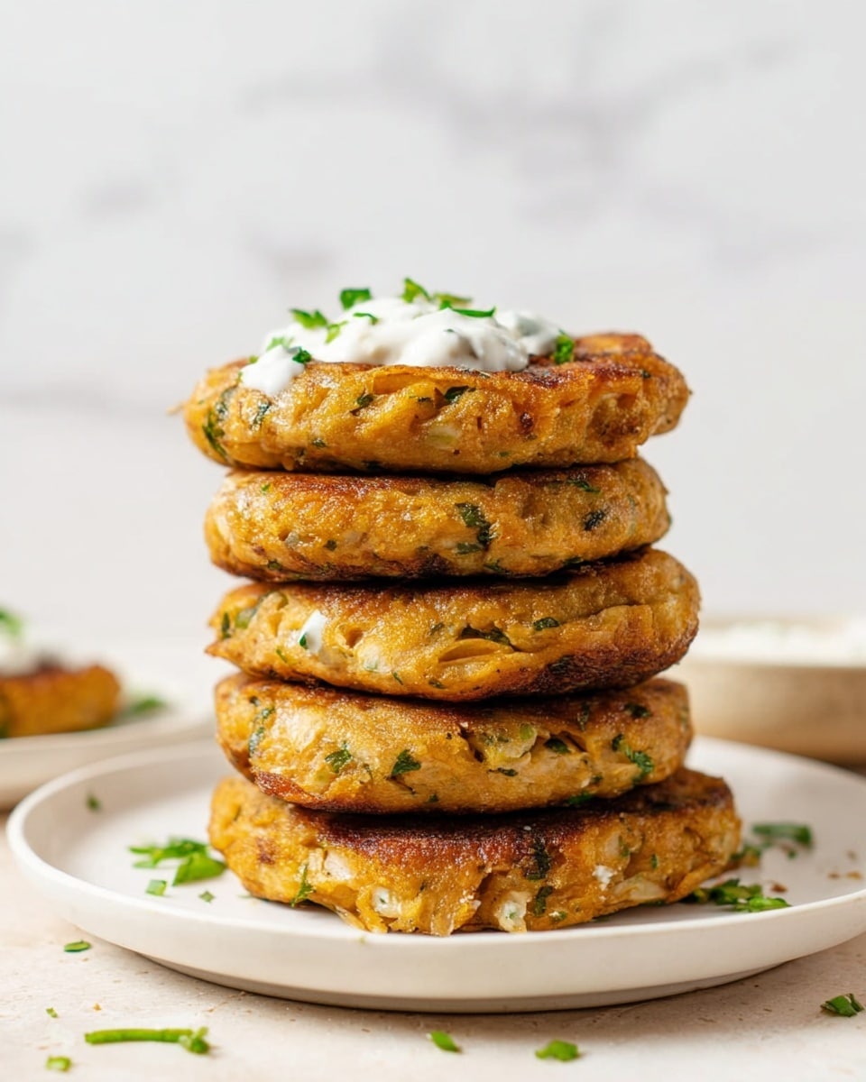 Vegan Savory Pumpkin Fritters with Lemony Coconut Yogurt Dip Recipe
