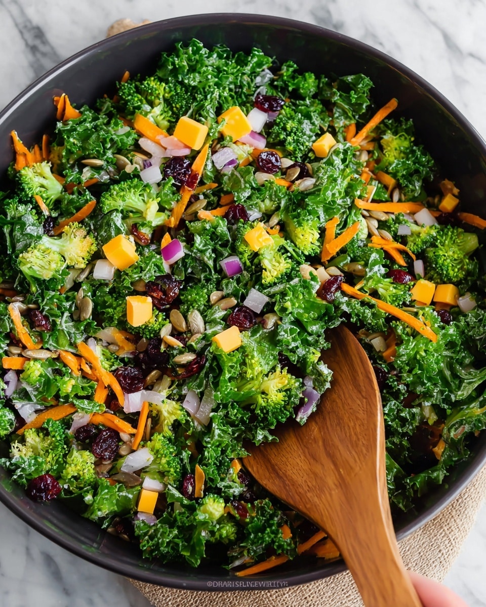 Easy Kale Salad with Lemon Dressing Recipe