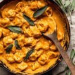 Brown Butter Pumpkin Alla Vodka Tortellini Recipe