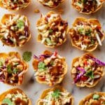 Baked Peanut Chicken Wontons Recipe