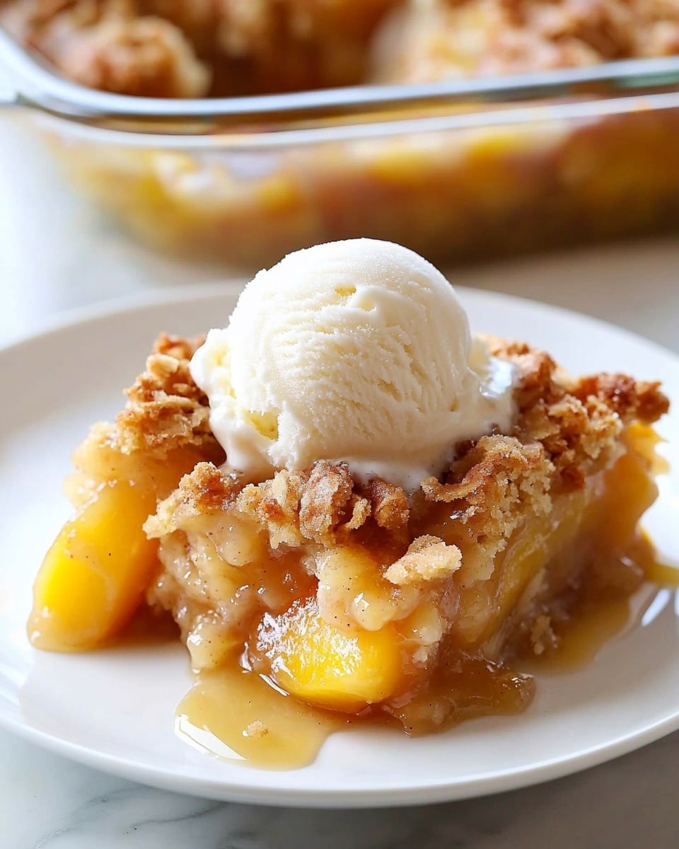 Easy Peach Bread Pudding With Caramel Sauce Recipe