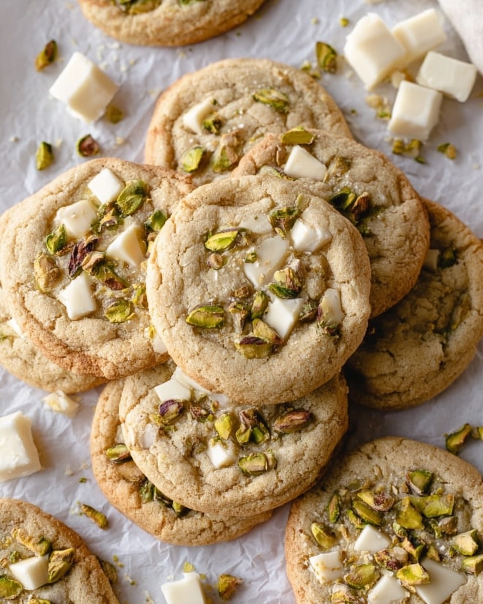 White Chocolate Pistachio Cookies Recipe