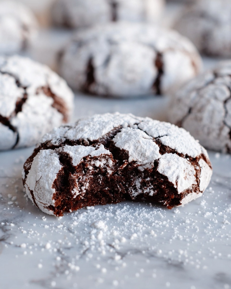 Easy Chocolate Crinkle Cookies Recipe