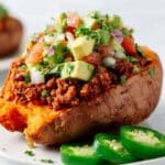 Taco Stuffed Sweet Potatoes Recipe