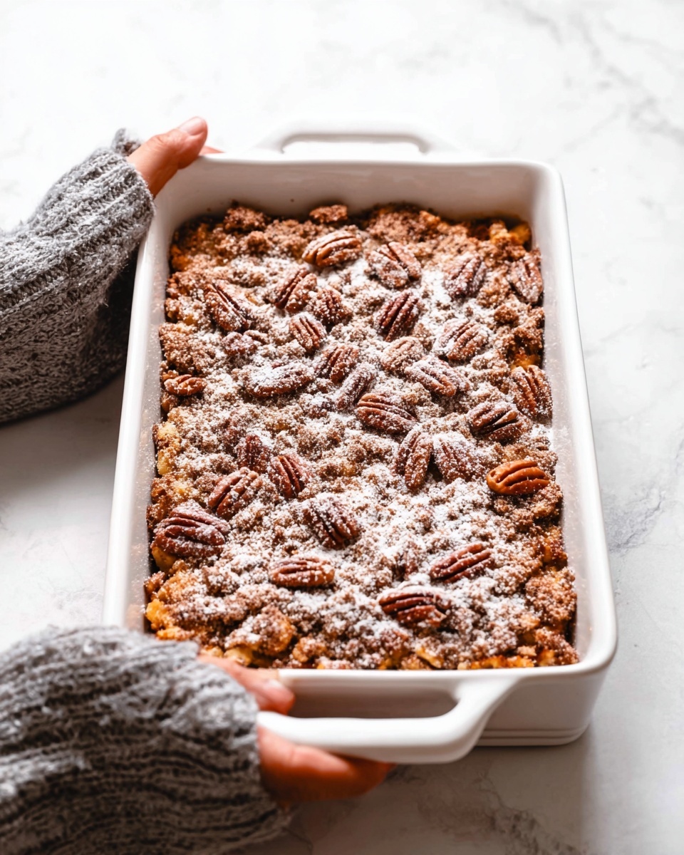 Pumpkin French Toast Casserole with Streusel Topping Recipe