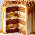 Salted Caramel Apple Crumble Cake Recipe