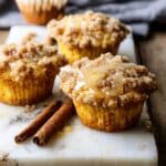 Pumpkin Coffee Cake Muffins with Cinnamon Honey Butter Recipe