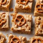 Peanut Butter Pretzel Butterscotch Blondies Recipe