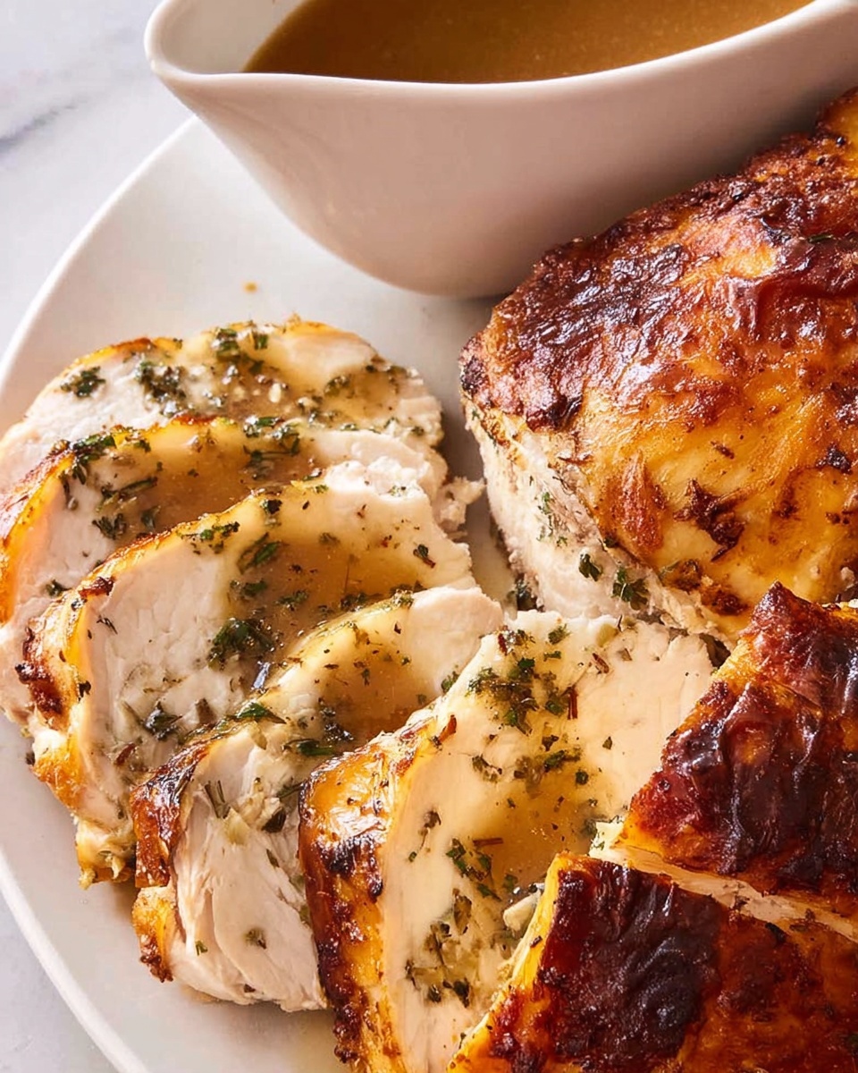 Garlic Herb Slow Cooker Turkey Breast Recipe