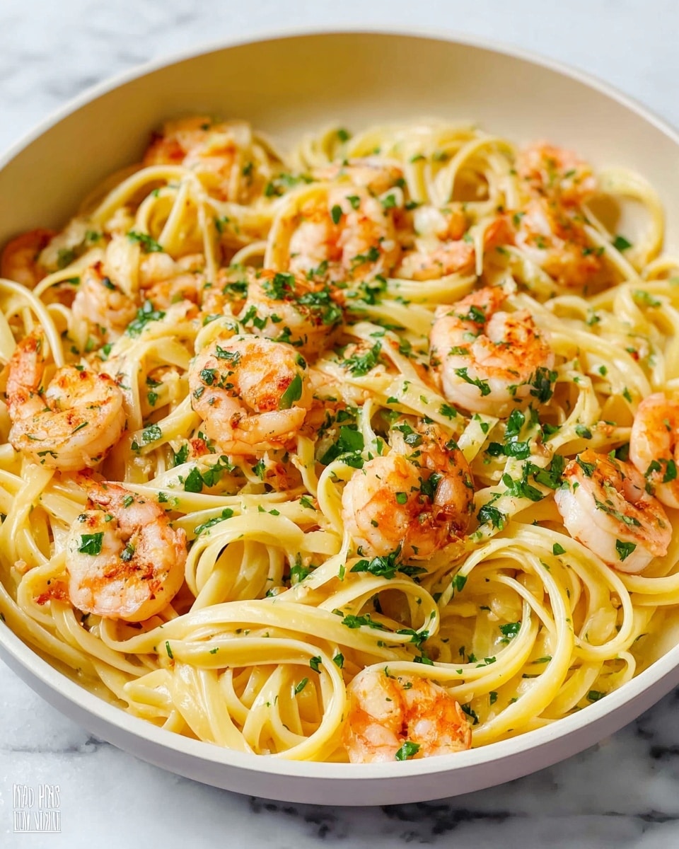 Garlic Butter Shrimp Pasta Recipe