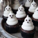 Chocolate Ghost Cupcakes for Halloween Recipe