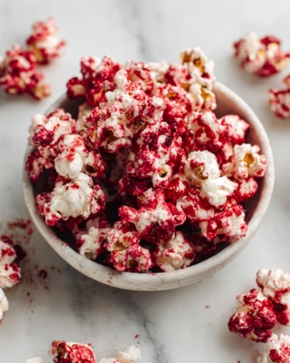 Red Velvet Cake Popcorn Recipe