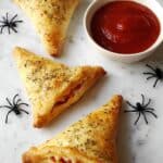 Halloween Witch Hat Calzones Recipe