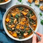 Easy Sweet Potato Lentil Soup Recipe