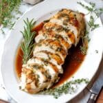 Herb & Garlic Roasted Turkey Breast Recipe