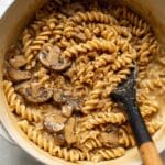 Vegan Mushroom Stroganoff with Cashew Cream and White Wine Recipe