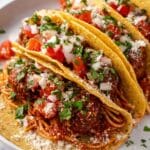 Spaghetti Tacos with Meatballs and Parmesan Recipe