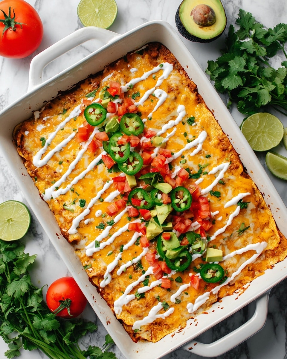 Quick and Easy Chicken Enchilada Casserole Recipe