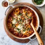Easy Skillet Stovetop Lasagna Recipe