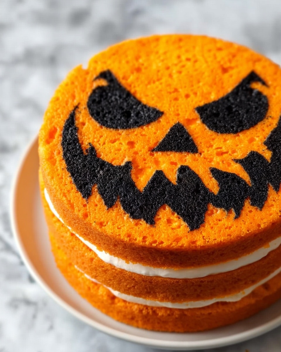 Jack-O-Lantern Cake Recipe