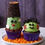 Frankenstein and His Bride Cupcakes Recipe