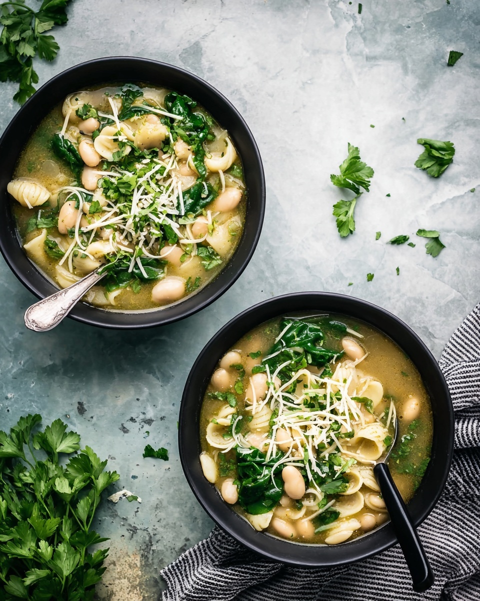 White Bean Spinach Soup Recipe