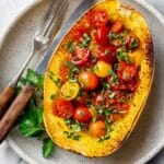 How to Bake Spaghetti Squash with Marinara and Fresh Herbs Recipe