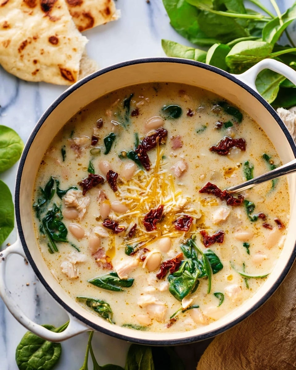 Creamy Tuscan Chicken Soup Recipe