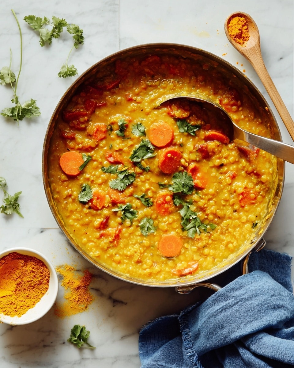 One-Pot Golden Curry Lentil Soup Recipe