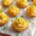 Deviled Potatoes with Vegan Mayo and Pickles Recipe