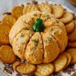 Pumpkin-Shaped Cheeseball Recipe