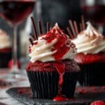Vampire Bite Halloween Cupcakes Recipe