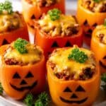 Jack O'Lantern Stuffed Peppers Recipe