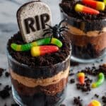 Halloween Graveyard Pudding Cups Recipe