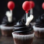 Creepy Clown Cupcakes for Halloween Recipe