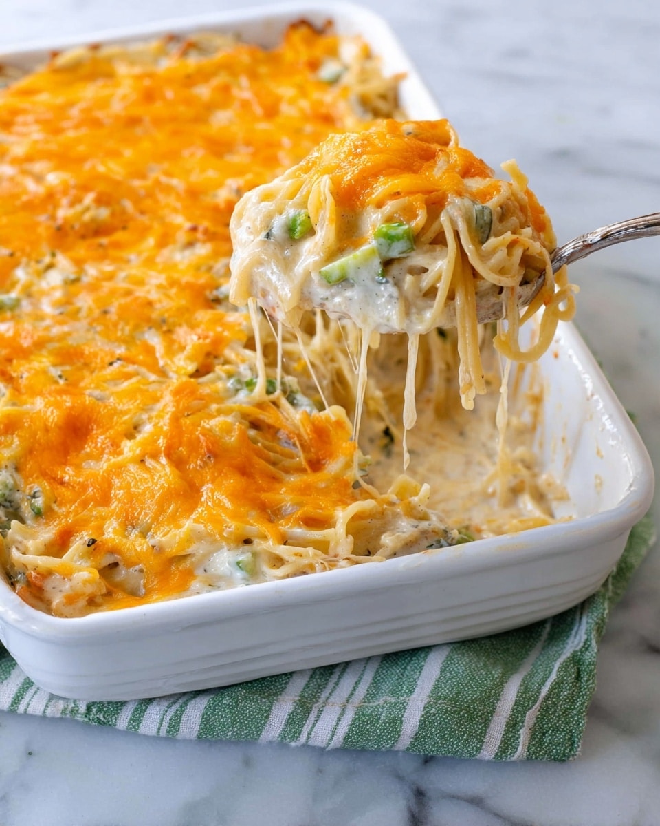 Creamy Turkey Tetrazzini Casserole Recipe