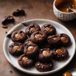 Vegan Dark Chocolate-Gingerbread Thumbprint Cookies Recipe