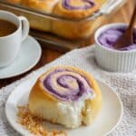 Ube Bread Rolls with Coconut and Ube Jam Recipe
