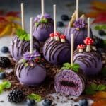 Forbidden Forest Blackberry Cheesecake Pops Recipe