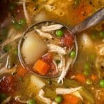 30-Minute Chunky Instant Pot Chicken Vegetable Soup Recipe