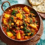 Spinach, Chickpea and Potato Curry Recipe