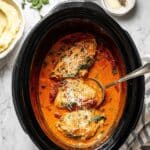 Slow Cooker Marry Me Chicken with Tomato Cream Sauce and Spinach Recipe