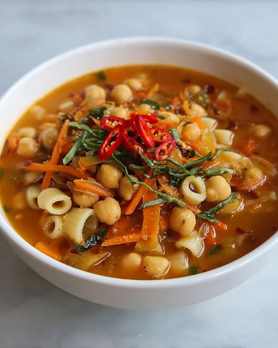 Pasta e Ceci (Italian Chickpea and Pasta Stew) Recipe