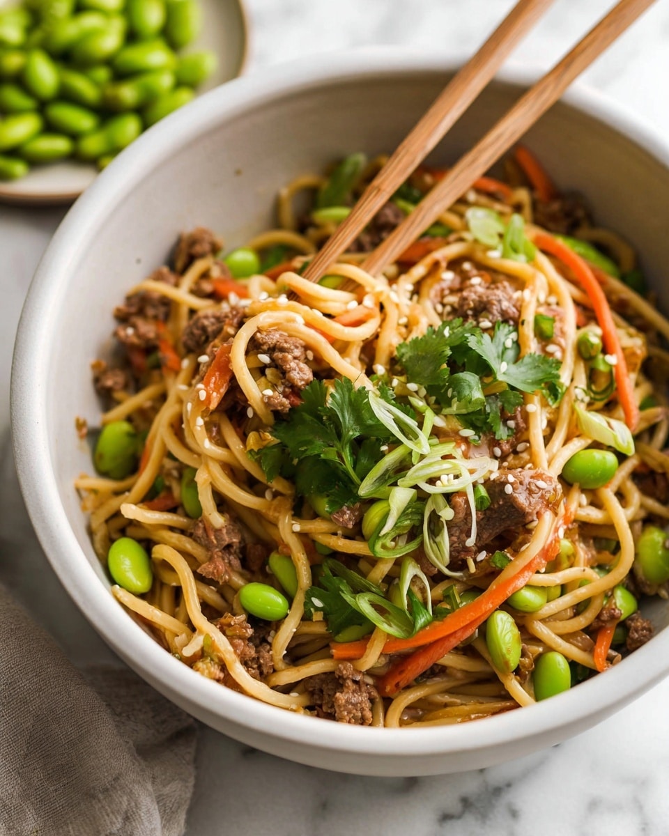 Crockpot Beef Ramen with Vegetables Recipe
