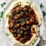 Slow Cooker Beef Tips with Mushrooms Recipe