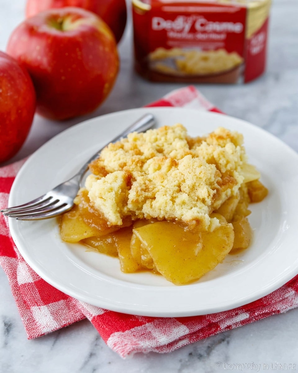Simple Apple Dump Cake Recipe