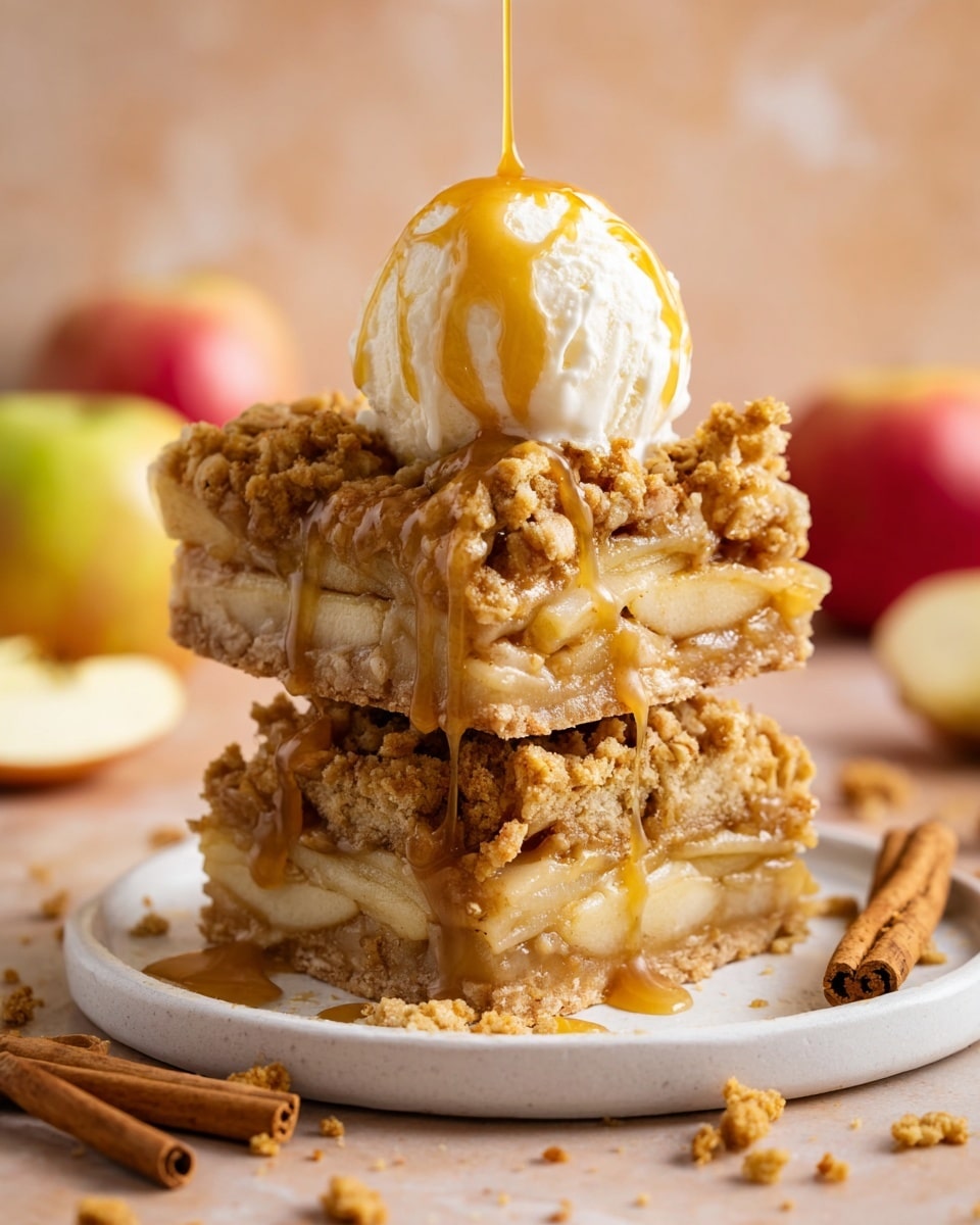 Apple Pie Bars with Oat Streusel Recipe